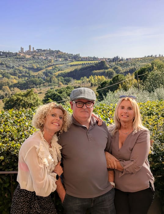 Famiglia del Casolare Terre Rosse a San Gimignano