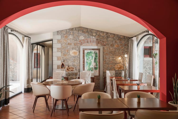 Indoor room at Casolare Terre Rosse